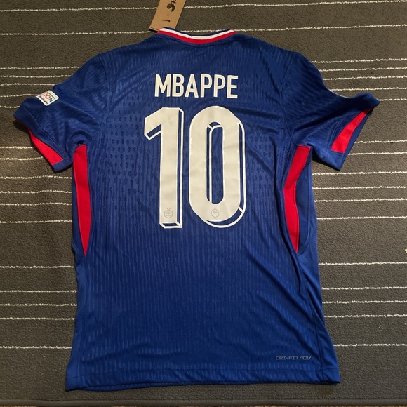 Nike | Shirts | Authentic Nike 2425 France Player Issue Mbappe Jersey ...